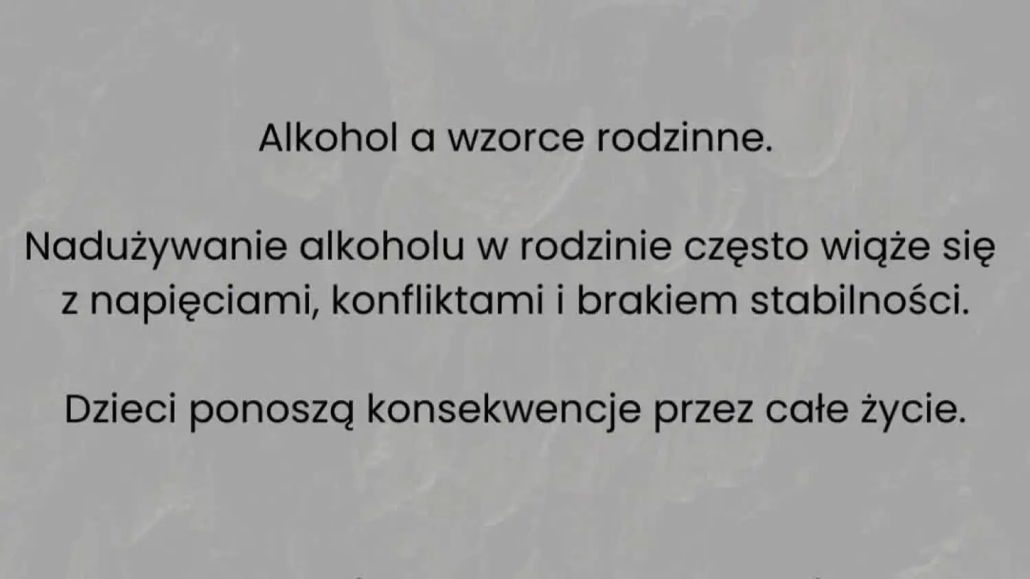 Alkohol w kontekście wychowania dzieci i relacji rodzinnych