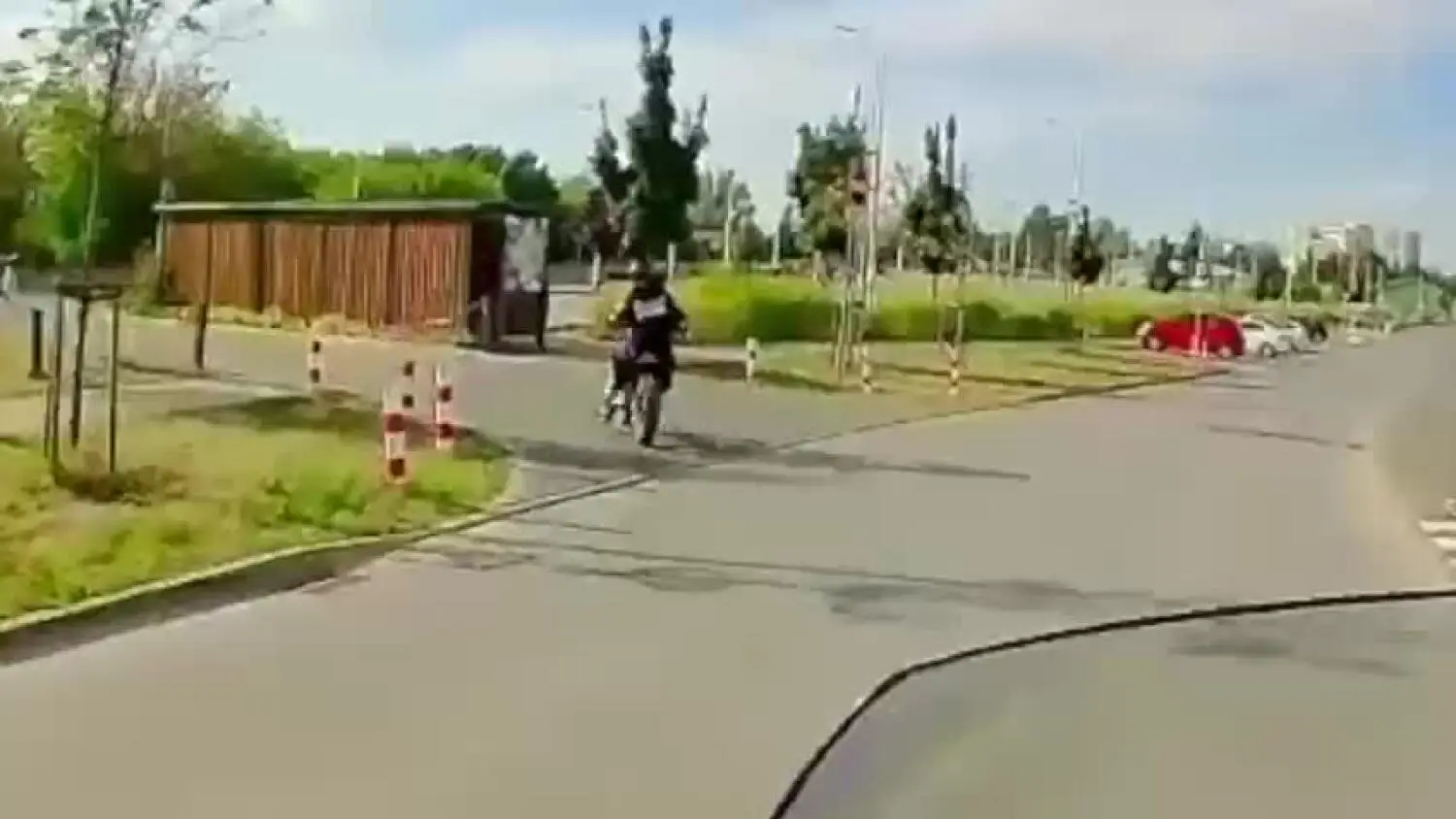 Szaleńcza ucieczka motocyklisty ulicami Piaseczna