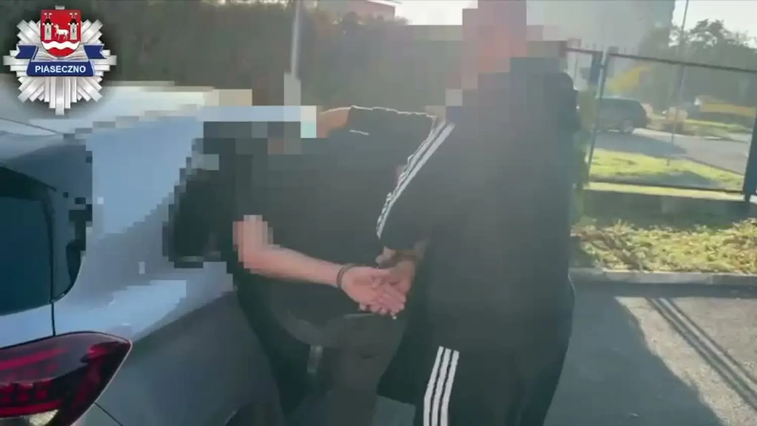 Groził kierowcy śmiercią i wybił szybę łyżką do opon
